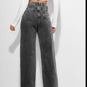 NWOT Wide Leg Jeans - High-Rise